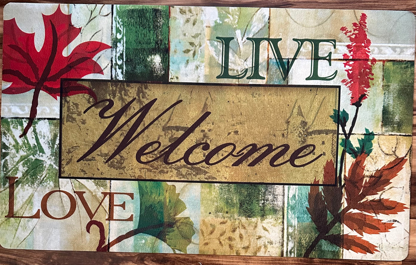 Welcome Live Love Doormat