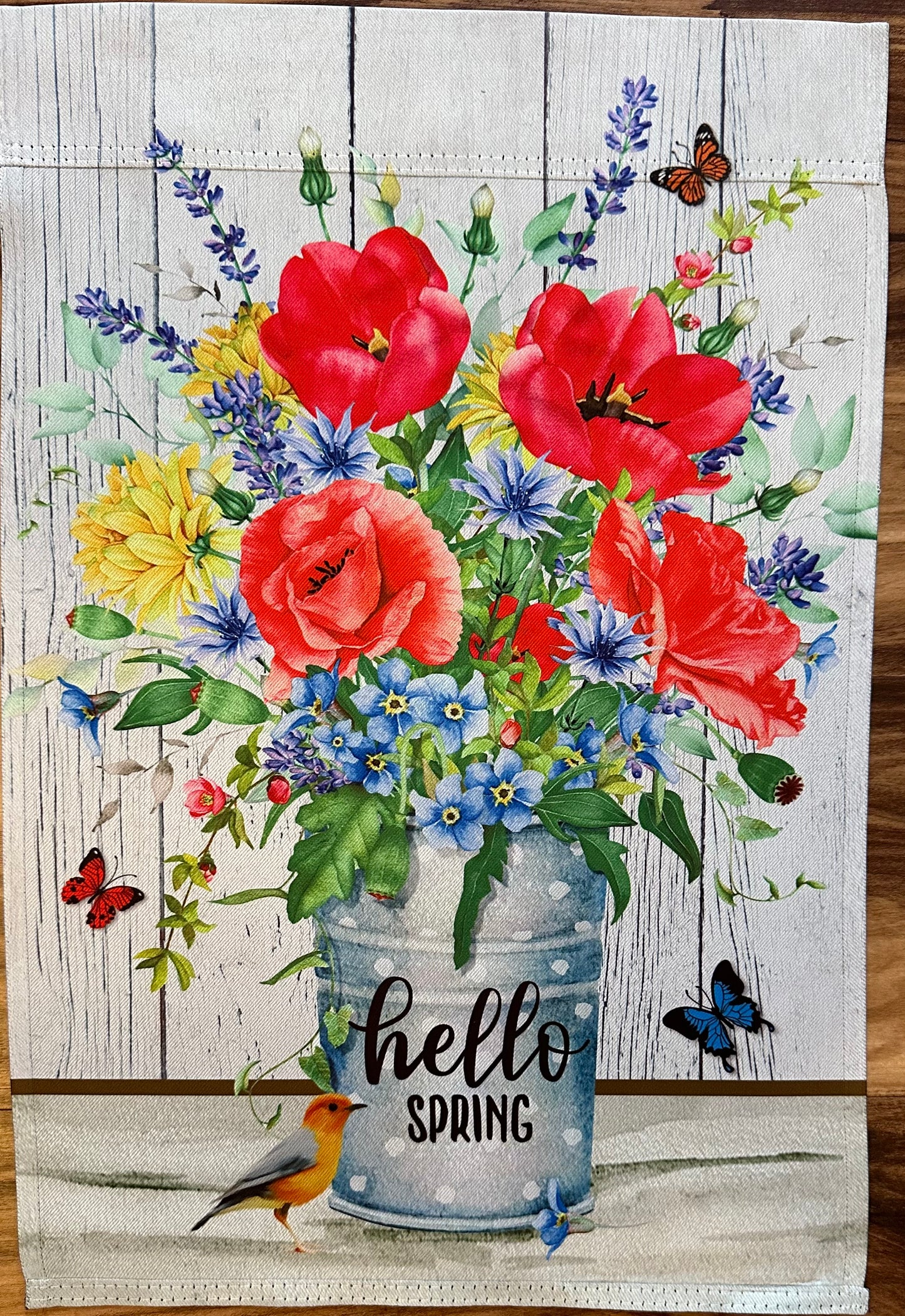 Hello Spring Flower Pot