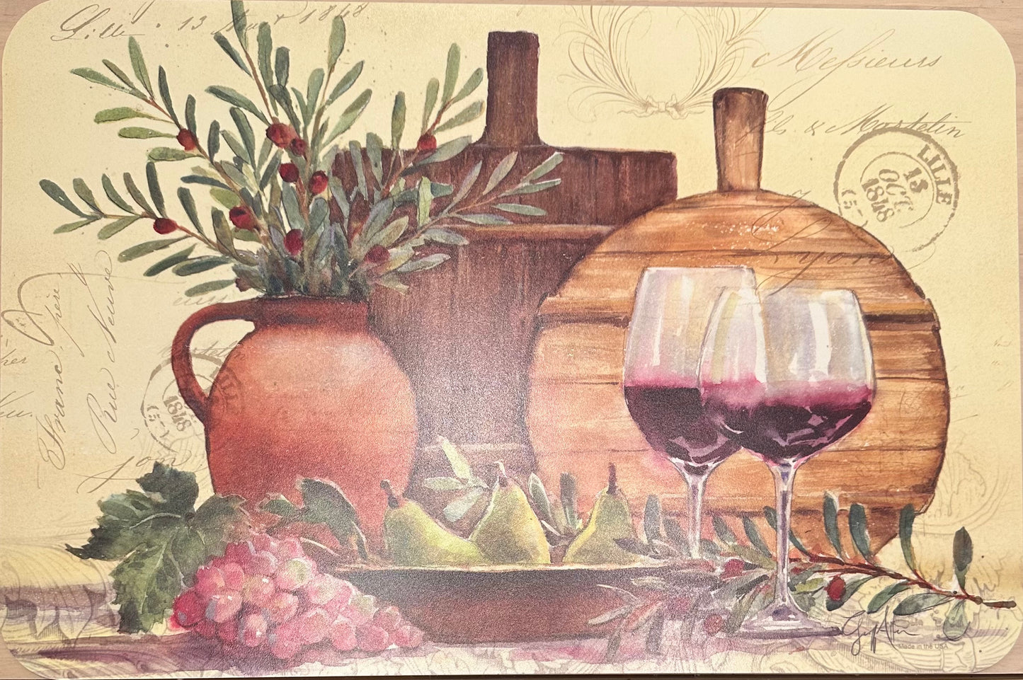 Wine Placemats