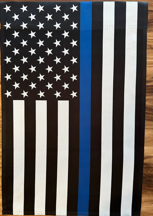 American Flag with Blue Stripe