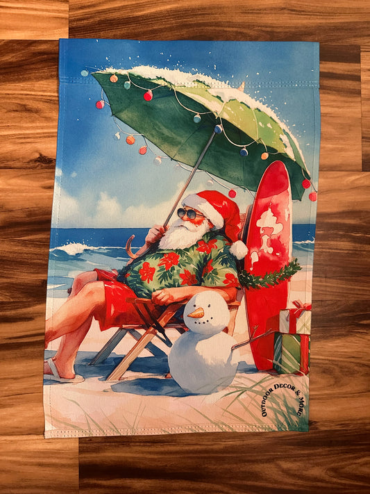 Santa At The Beach